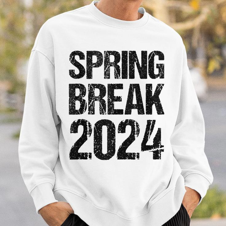 Vintage Spring Break 2024 Spring Break Teacher Sweatshirt Gifts for Him