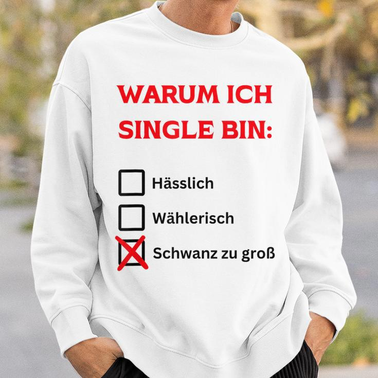 Warum Ich Single Bin German Sweatshirt Geschenke für Ihn