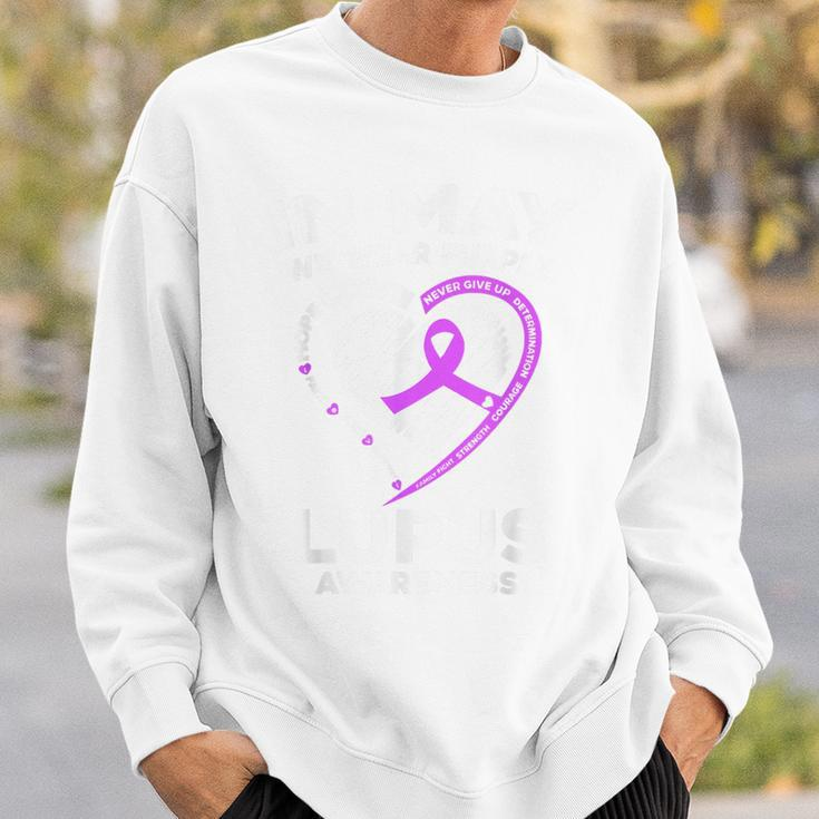 Wear Purple For Lupus Systemic Lupus Erythematosus Awareness Sweatshirt Gifts for Him