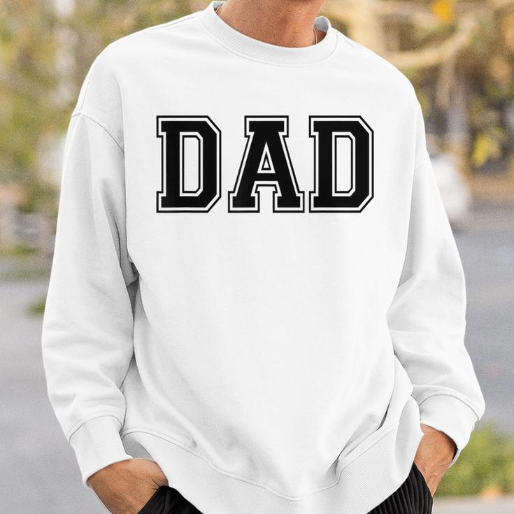 White That Says Dad New Dad Pregnancy Announcement Sweatshirt Gifts for Him