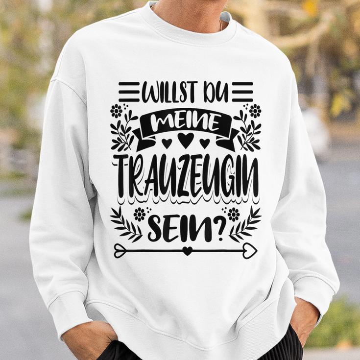 Willst Du Meine Trauzeugin Sein Sweatshirt Geschenke für Ihn