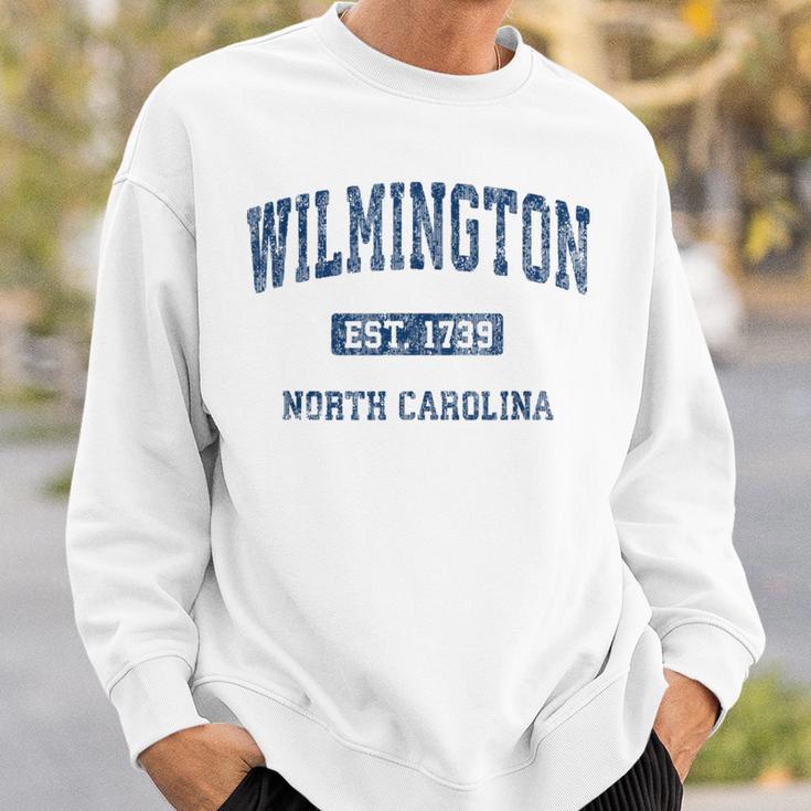 Wilmington North Carolina Nc Vintage Athletic Sports Sweatshirt Gifts for Him