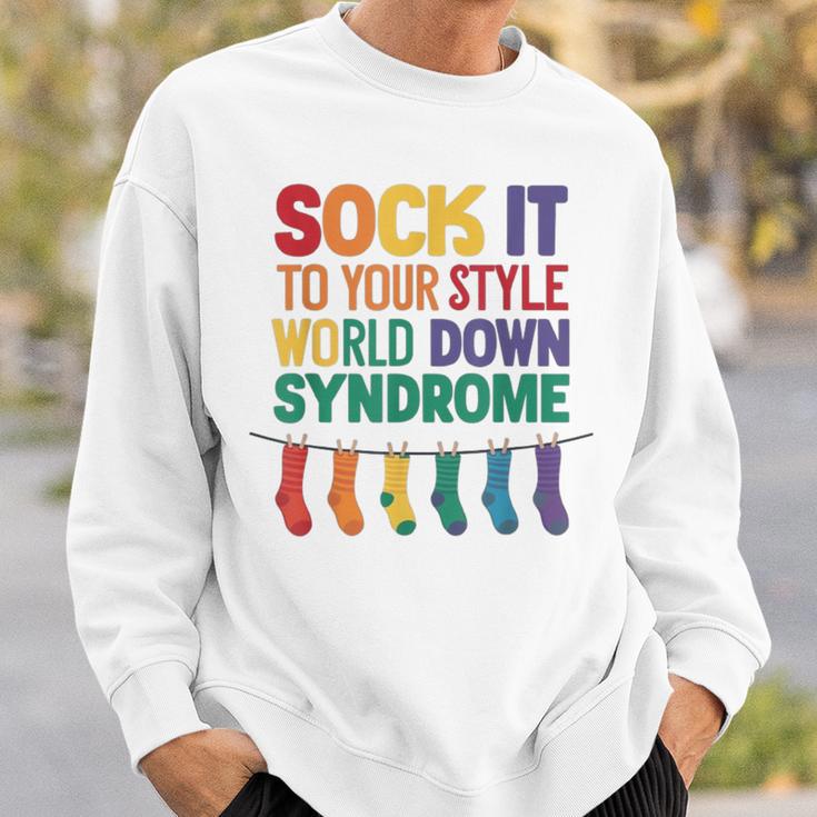 World Down Syndrome Day T21 March 2024 Awareness Socks Day Sweatshirt Gifts for Him