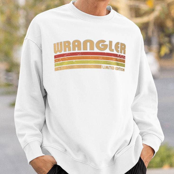 Wrangler Personalized Title Profession Birthday Idea Sweatshirt Gifts for Him