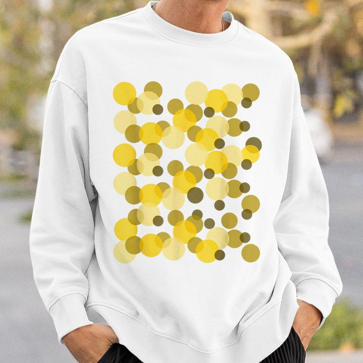 Yellow Spots Polka Dot Sweatshirt Gifts for Him