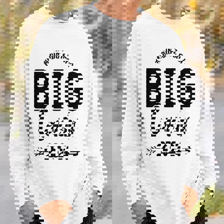 Youth Im Going To Be A Big Cousin 2024 Big Cousin 2024 Sweatshirt Gifts for Him