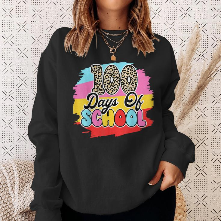 100 Days Of School 100 Days Smarter 100Th Day Of School Sweatshirt Gifts for Her
