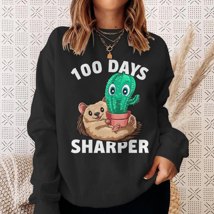 100 Tage Schärfer Kaktus 100 Tage Schärfer 100 Schultag Sweatshirt Geschenke für Sie