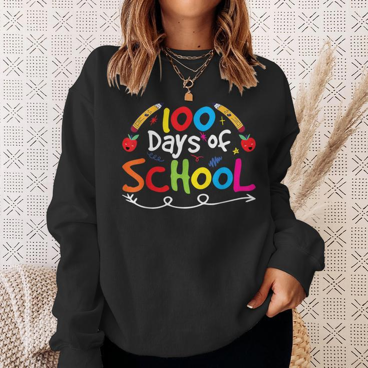 100 Tage Schule Team Süß Sprüche Sweatshirt Geschenke für Sie