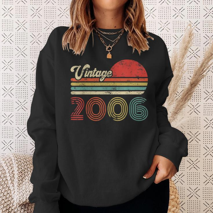 18 Year Old Birthday Vintage 2006 18Th Birthday Sweatshirt Gifts for Her