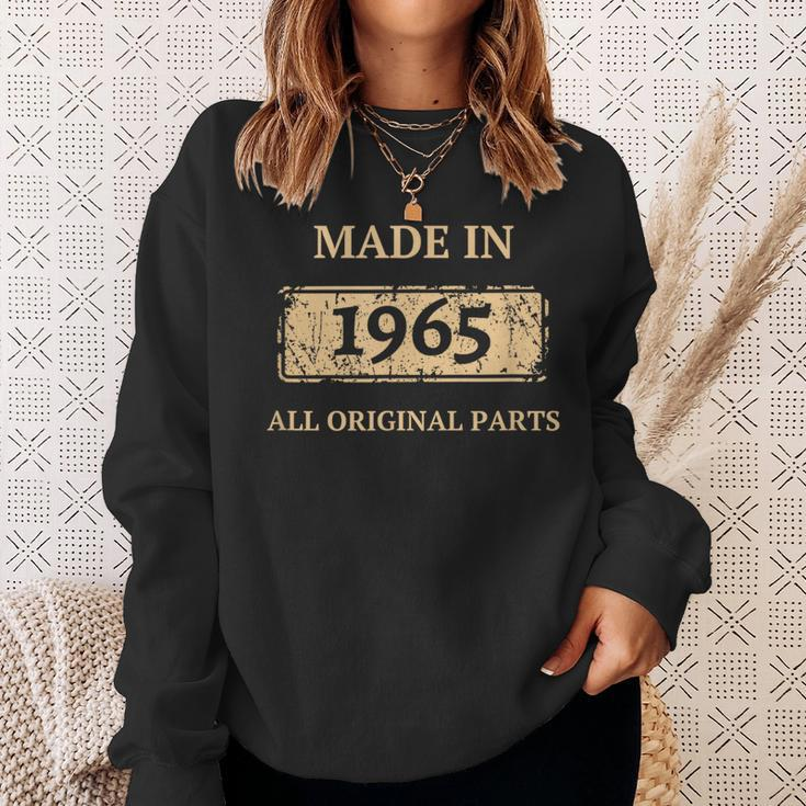 1965 Vintage Birthday Made In 1965 Best Birth Year Bday Sweatshirt Gifts for Her