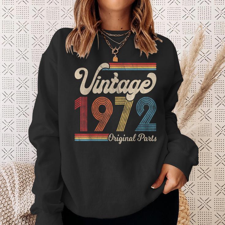 1972 Vintage 1972 Birthday Women Born Made 1972 Sweatshirt Gifts for Her