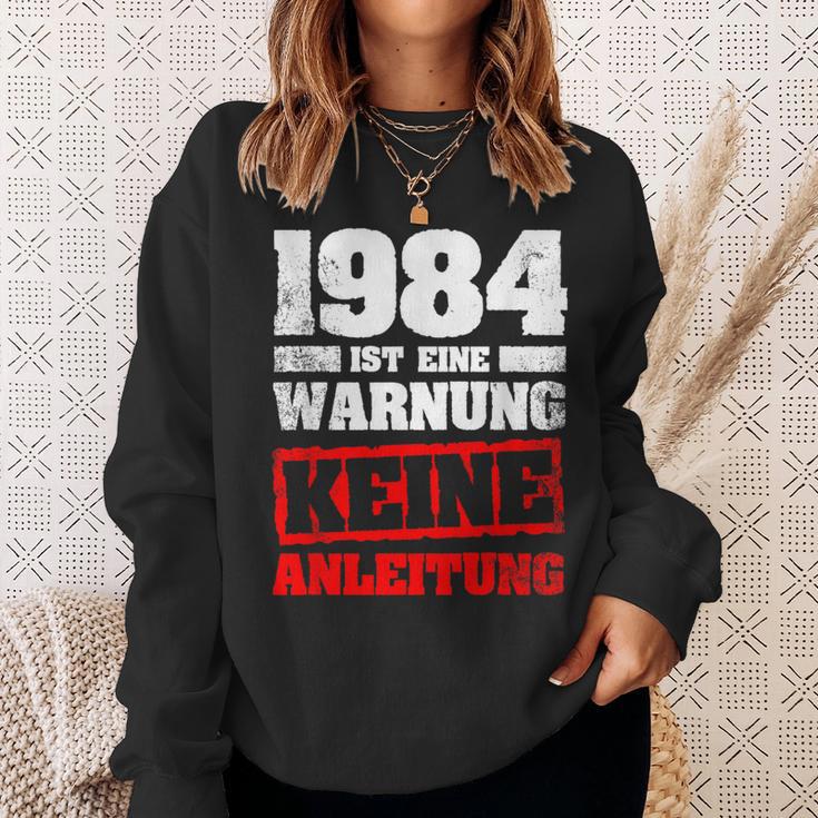 1984 Ist Eine Warnung Keine Inleitung Sweatshirt Geschenke für Sie