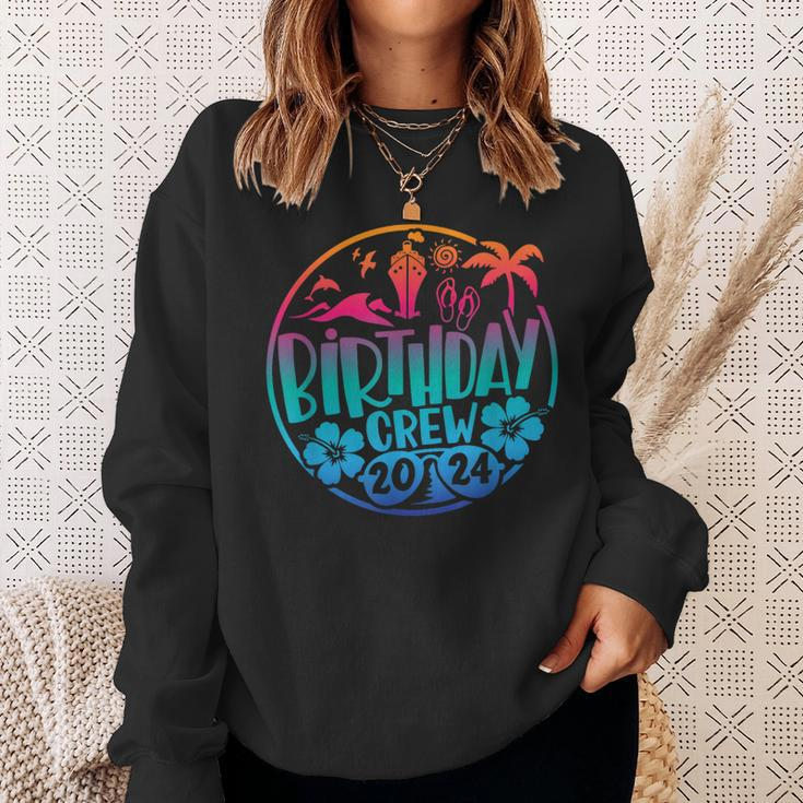 2024 Birthday Cruise Squad Vacation Beach Matching Group Sweatshirt Gifts for Her