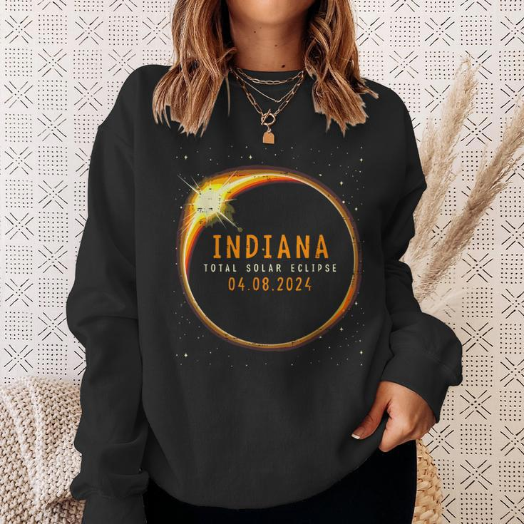 2024 Solar Eclipse Indiana Usa Totality Sweatshirt Gifts for Her