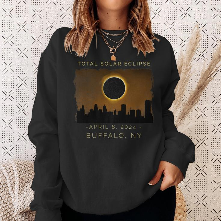 2024 Total Solar Eclipse In Buffalo New York Sweatshirt Gifts for Her