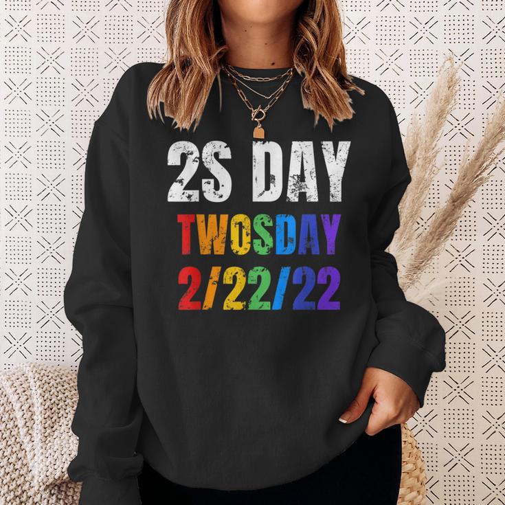 2S Day Twosday 02-22-2022 Happy Twosday Sweatshirt Gifts for Her