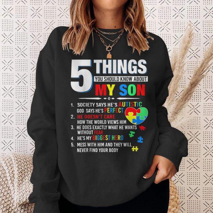 5 Things You Should Know About My Son Autism Awareness Sweatshirt Gifts for Her