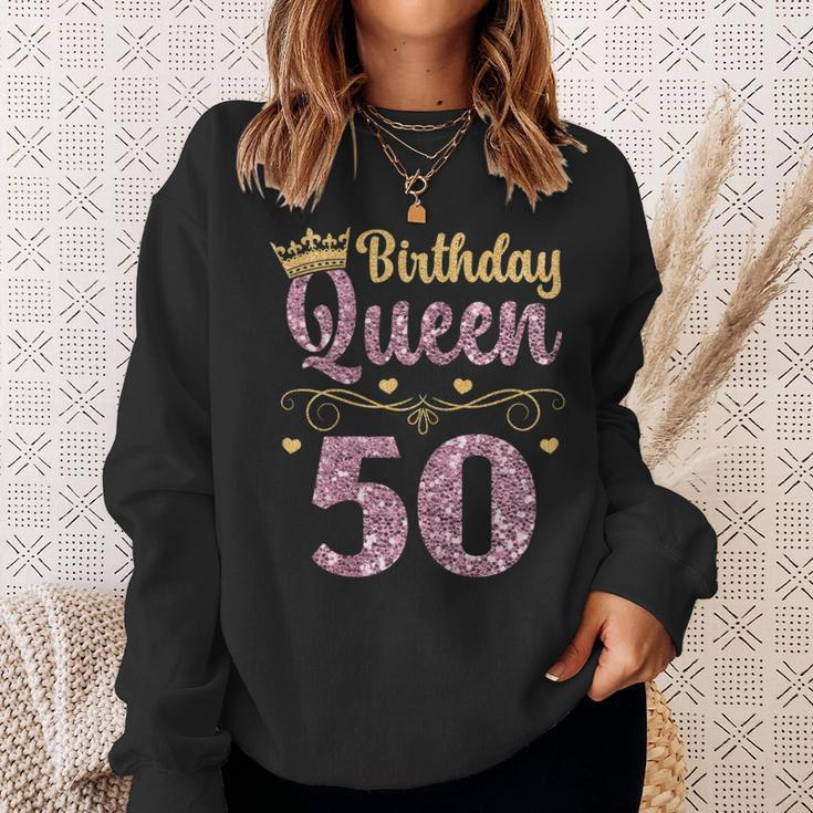 50Th Queen Birthday 50 Years Fift Sweatshirt Gifts for Her