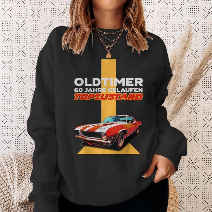 60 Geburtstag Mann Geschenk Papa Opa Oldtimer 60 Jahre Sweatshirt Geschenke für Sie