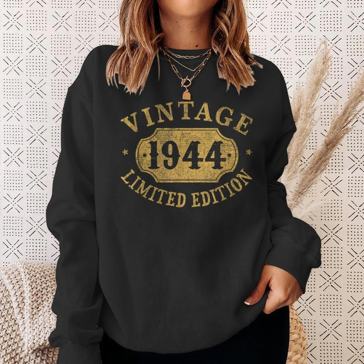 80 Years Old 80Th Birthday Anniversary Best Limited 1944 Sweatshirt Gifts for Her
