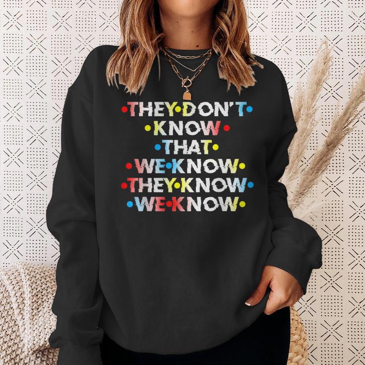 90'S Sitcom They Don't Know Friendship Sweatshirt Gifts for Her