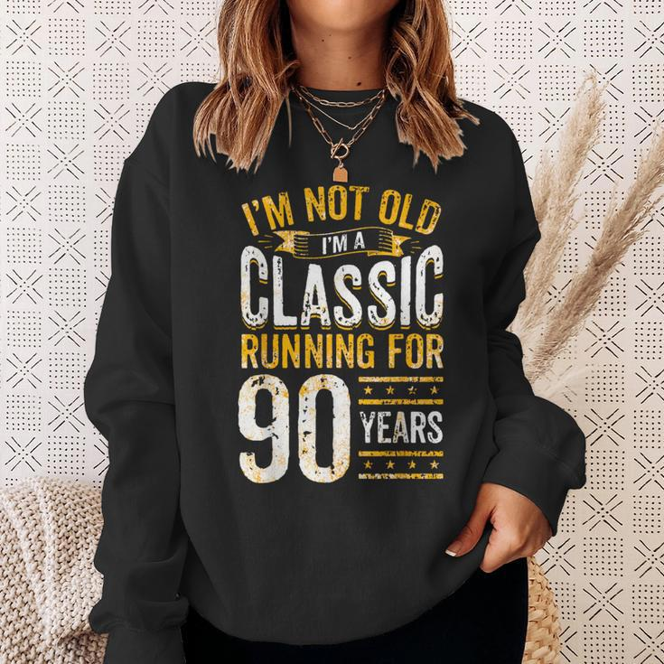 90Th Birthday I 90 Year Old Classic Sweatshirt Gifts for Her