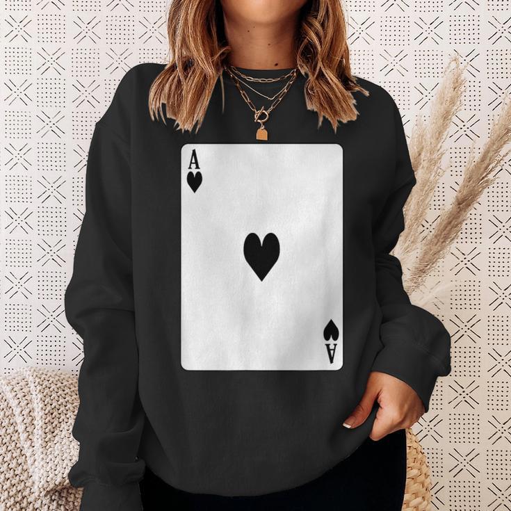 Ace Of Hearts Sweatshirt Gifts for Her