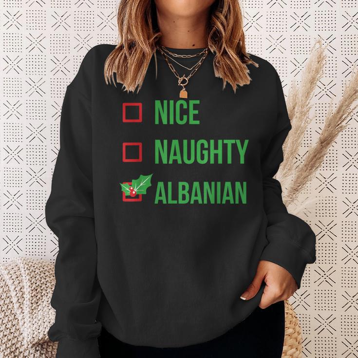 Albanian Albania Pajama Christmas Sweatshirt Gifts for Her