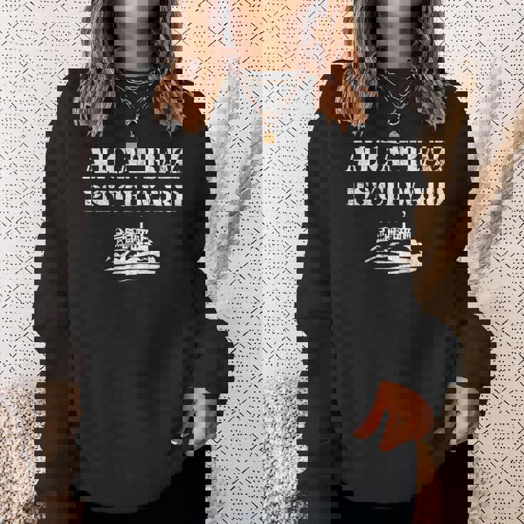 Alcatraz Jail Prisoner Inmate Prison Costume Fancy Dress Sweatshirt Gifts for Her
