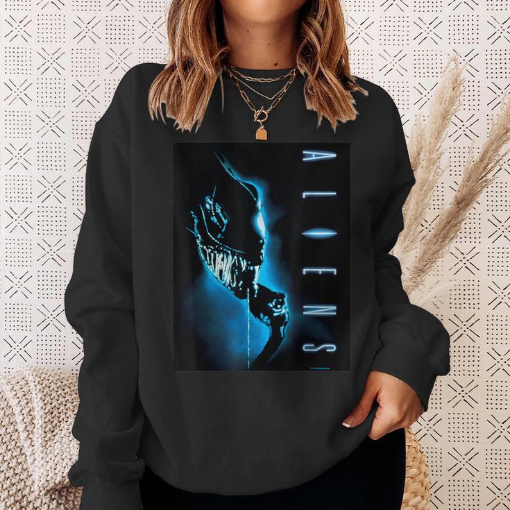 Aliens Xenomorph Retro Movie Poster Sweatshirt Geschenke für Sie