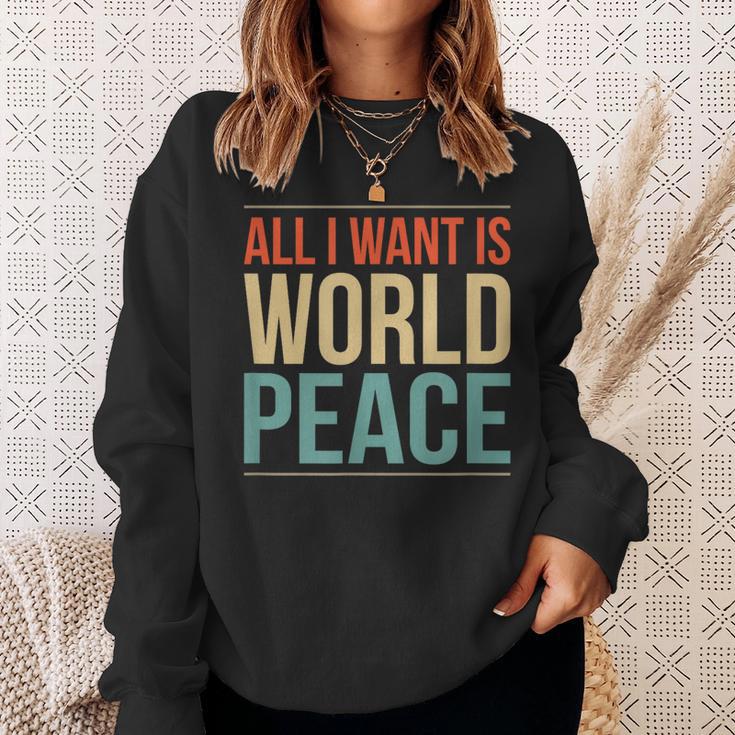 Alle Ich Wollen All I Want Sweatshirt Geschenke für Sie