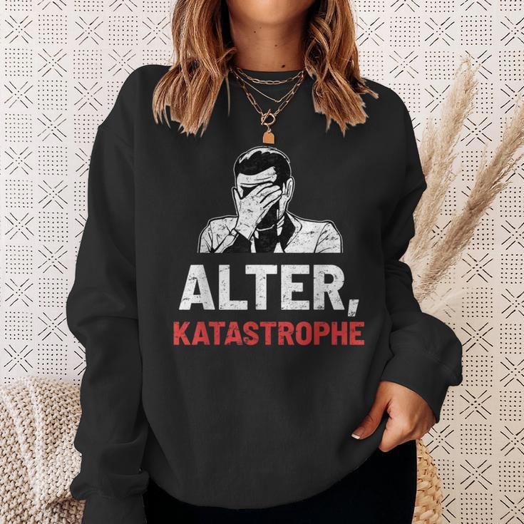 “Alter Katastrophe” Vintage Retro Sweatshirt Geschenke für Sie