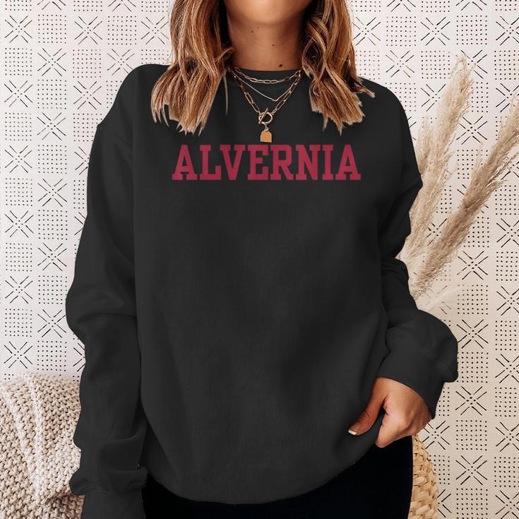 Alvernia Vintage Arch University Sweatshirt Gifts for Her