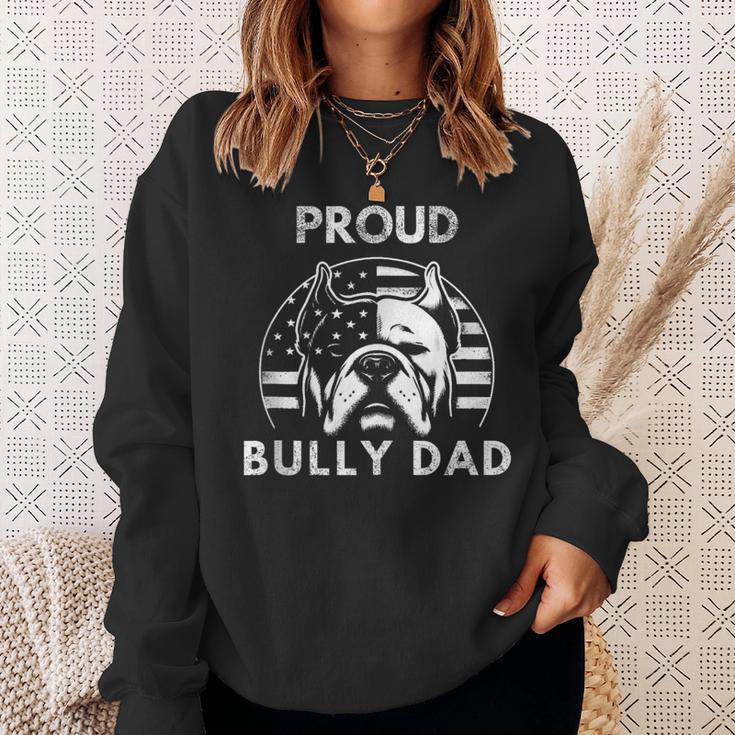 American Bully Xl Unterstützung Der Rasse Stolzer Bully Papa Sweatshirt Geschenke für Sie