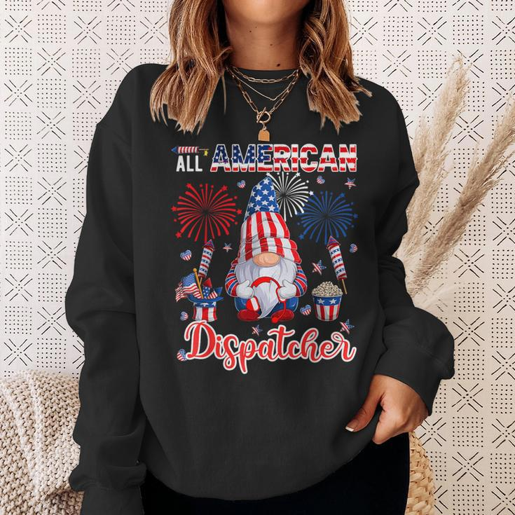 All American Costume Dispatcher 4Th Of July Job Team Sweatshirt Gifts for Her