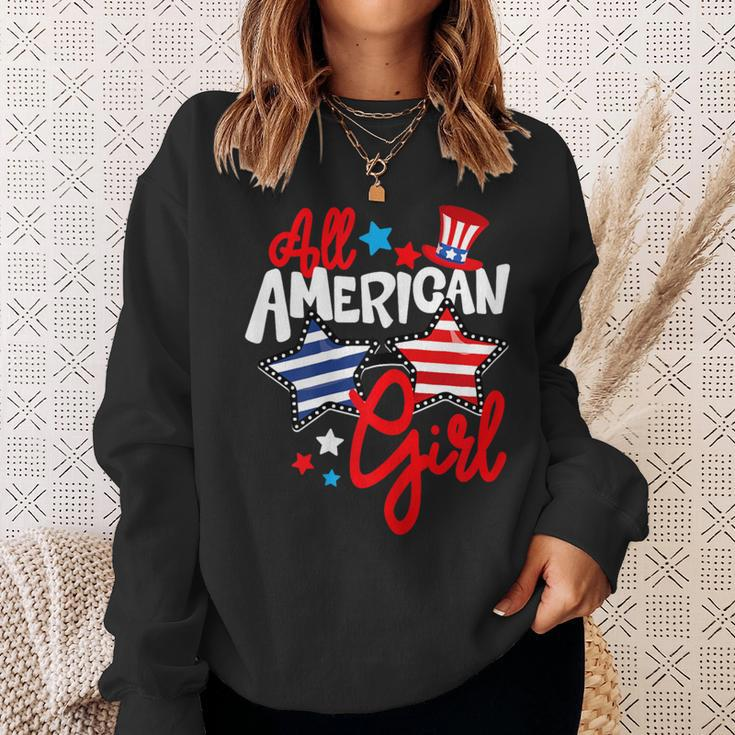 American Girls Patriotic July 4Th Fun For Family Matching Sweatshirt Gifts for Her