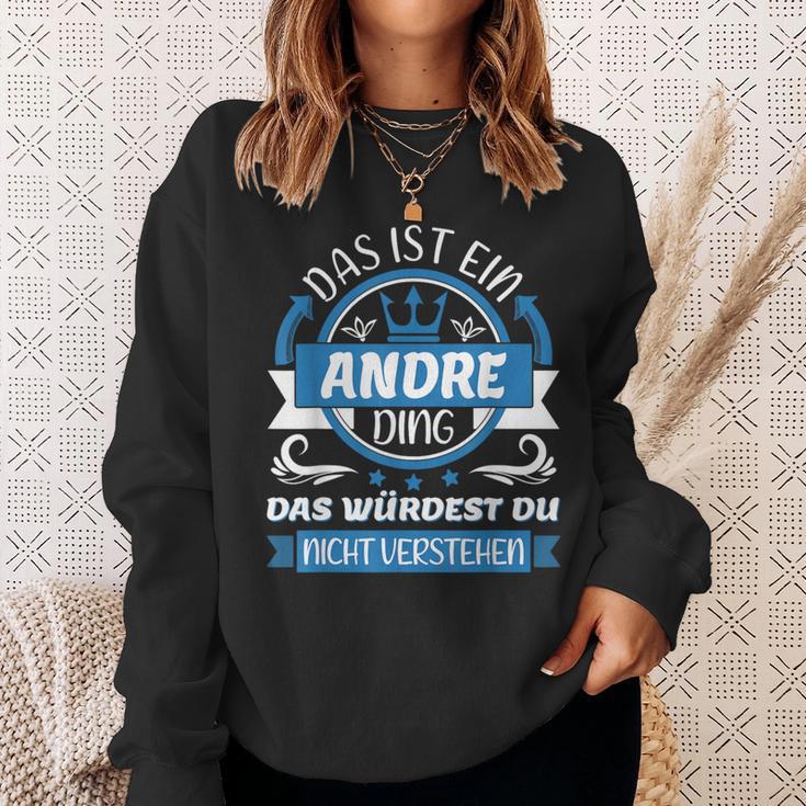 Andre Namensdag Sweatshirt, Einzigartiges Andre Ding Design Geschenke für Sie