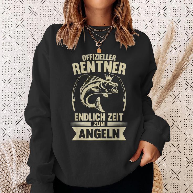 Angler Rentner Endlich Zeit Zum Fngelen Retirement S Sweatshirt Geschenke für Sie