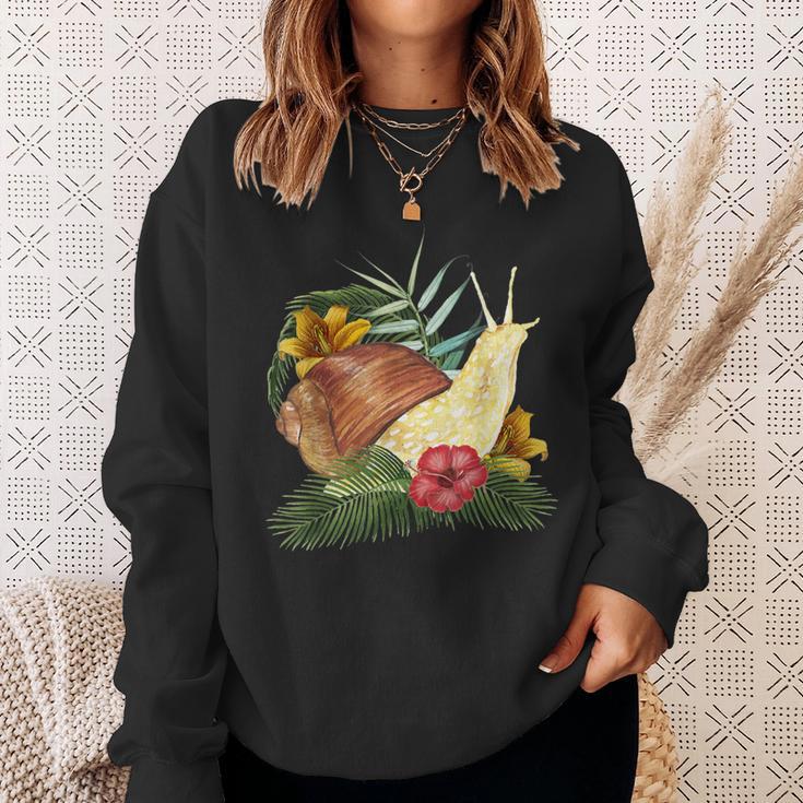 Animal Garden Snail Sweatshirt Geschenke für Sie