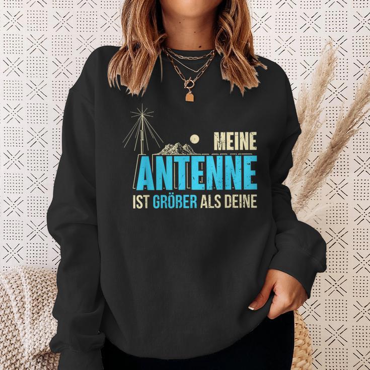 My Antenna Is Larger Cb Funker Amateur Funker Sweatshirt Geschenke für Sie