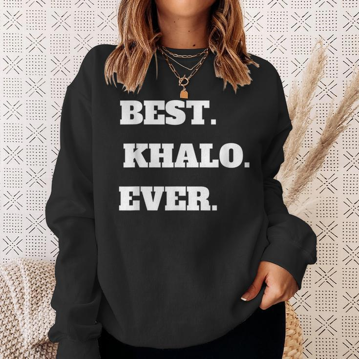 Arabic Uncle Best Khalo Uncle Ever Sweatshirt Gifts for Her