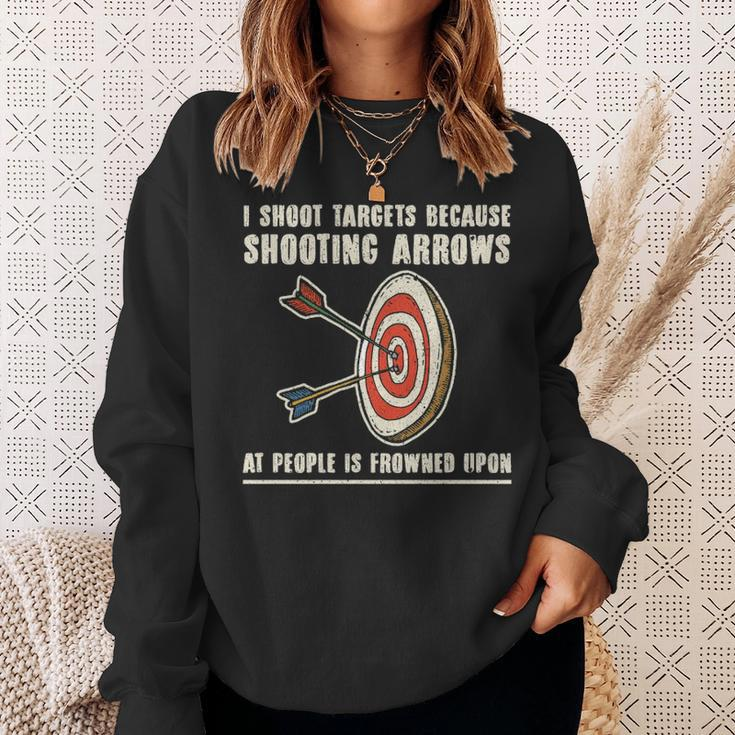 Archery Archer Bowman Bow Archer Sweatshirt Gifts for Her