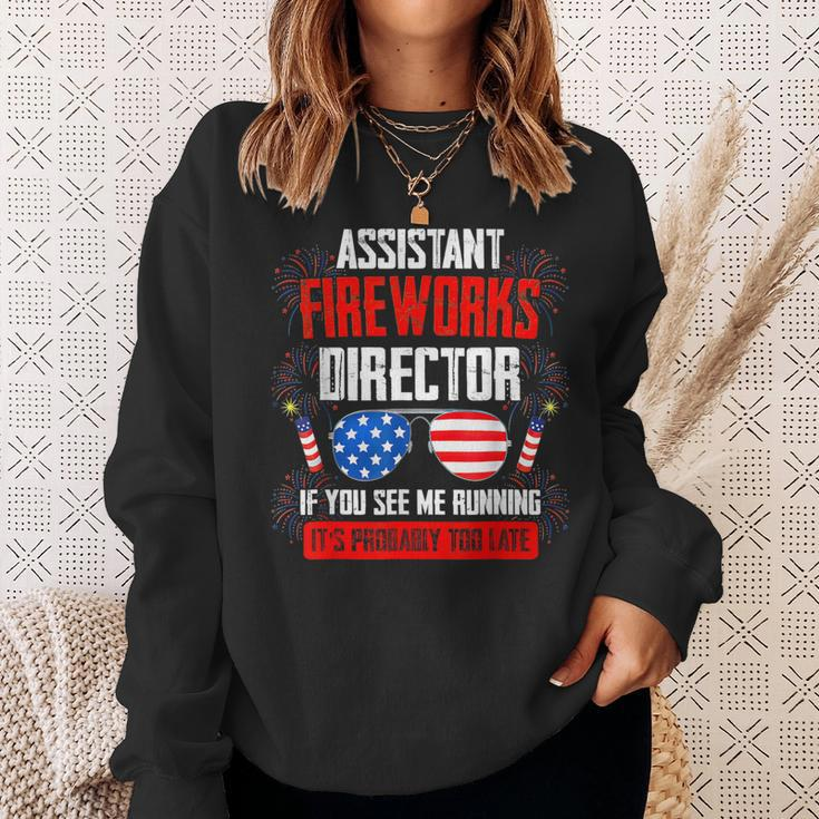 Assistant Fireworks Director If You See Running Sweatshirt Gifts for Her