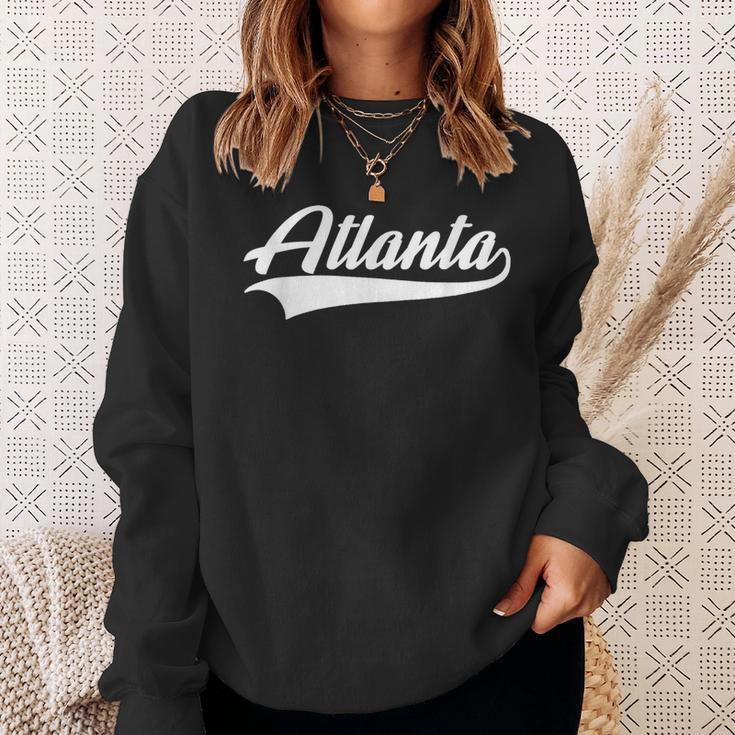 Atlanta Hometown Pride Throwback Classic Sweatshirt Gifts for Her
