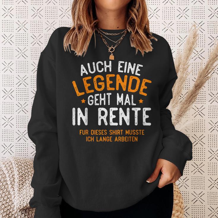 Auch Eine Legende Geht Mal In Ren Auch Eine Legende Geht Mal Sweatshirt Geschenke für Sie