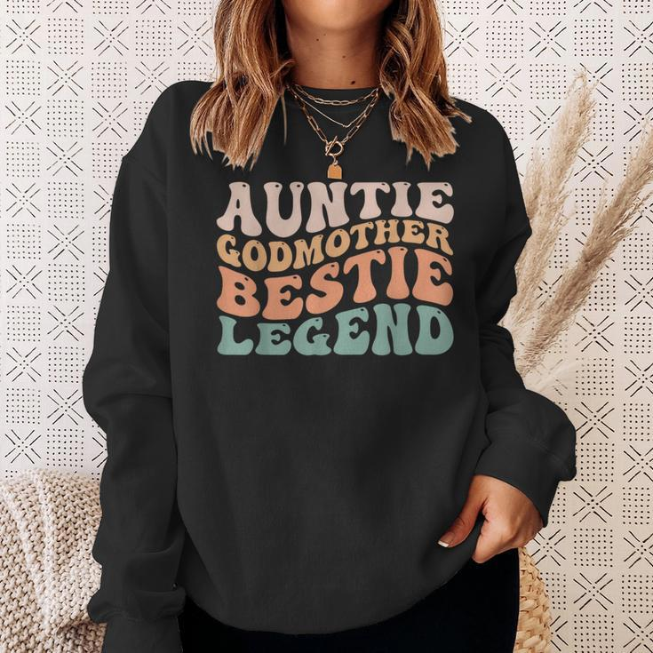 Aunt Auntie Godmother Bestie Legend Sweatshirt Gifts for Her