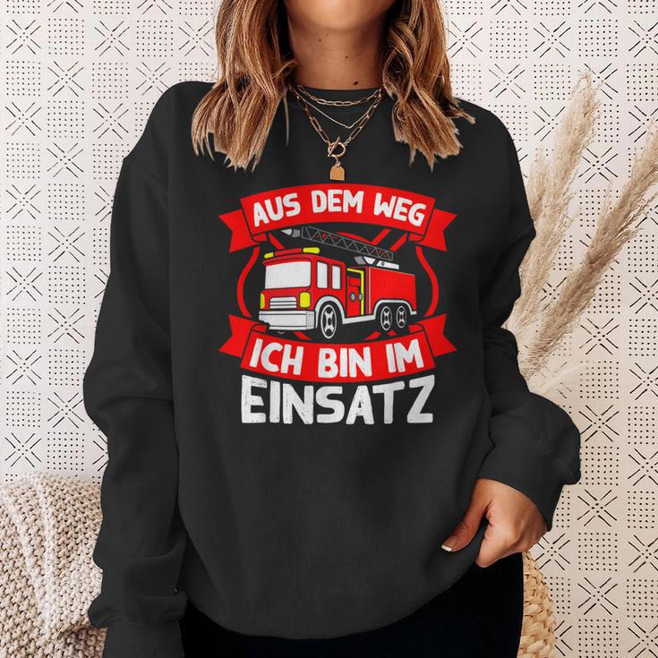 Aus Dem Weg Ich Bin Im Einsatz German Langu Sweatshirt Geschenke für Sie