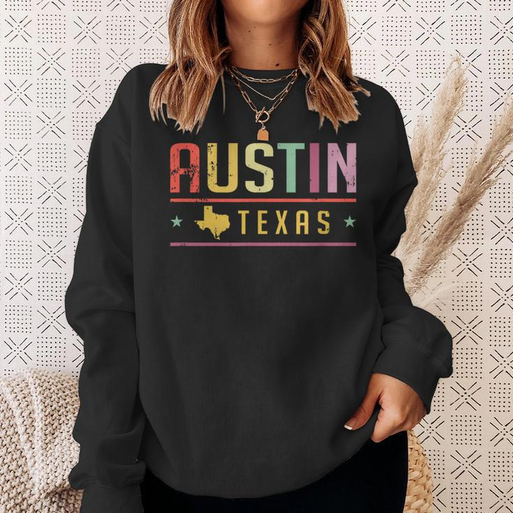 Austin Texas Souvenir Retro Austin Texas Sweatshirt Gifts for Her