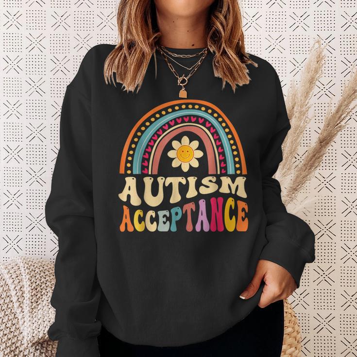 Autism Awareness Acceptance Special Education Teacher Sweatshirt Gifts for Her